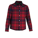 A.P.C. Paolo Plaid Jacket in Red Wool - Apc