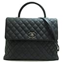 Bolsa com alça superior CC Caviar A92991 - Chanel