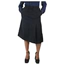 Black denim midi skirt - size M - Autre Marque