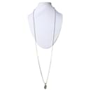 Silberne Halskette mit ovalem Anhänger - Tiffany & Co