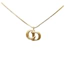 Dior Gold CD Logo Pendant Necklace