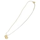 Christian Dior Necklace Gold Tone Auth ep2558