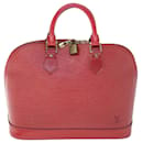 LOUIS VUITTON Epi Alma Hand Bag Castilian Red M52147 LV Auth 60552 - Louis Vuitton