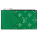 LV Coin Card holder green taigarama - Louis Vuitton