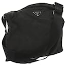 PRADA Shoulder Bag Nylon Black Auth bs10288 - Prada