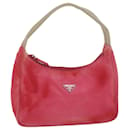 Bolsa de mão PRADA em nylon rosa Auth 61293 - Prada