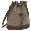 GUCCI GG Supreme Web Sherry Line Shoulder Bag Beige Red 001 116 0933 auth 61702 - Gucci