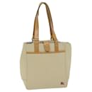 BURBERRY Tote Bag Canvas Beige Auth ti1379 - Burberry