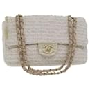 CHANEL Matelasse Chain Shoulder Bag Tweed Pink CC Auth 60753A - Chanel