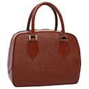 LOUIS VUITTON Epi Sablon Hand Bag Brown M52043 LV Auth ep2553 - Louis Vuitton