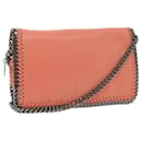 Stella MacCartney Quilted Chain Falabella Shoulder Bag Suede Orange Auth 59748 - Autre Marque