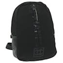 CHANEL Sports Backpack Nylon Black CC Auth bs10441 - Chanel