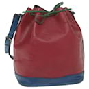 LOUIS VUITTON Epi Trico color Noe Bag Red Blue Green M44084 LV Auth ar10970b - Louis Vuitton