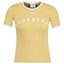 T-shirt Contrast - Courrèges - Cotone - Bianco - Courreges