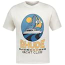 T-shirt Yacht Club - Rhude - Cotone - Bianco - Autre Marque