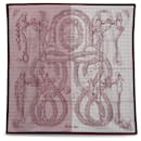 Bufanda de seda blanca Della Cavalleria de Hermes - Hermès