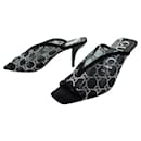 NEW GUCCI MULES GG CRYSTAL SHOES 695219 39.5Item 40.5EN SANDALS SHOES - Gucci