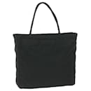 PRADA Tote Bag Nylon Black Auth 61255 - Prada