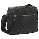 CHANEL Cococoon Shoulder Bag Nylon Black CC Auth bs10518 - Chanel