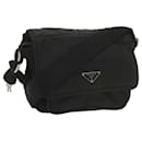 PRADA Shoulder Bag Nylon Black Auth yk9825 - Prada