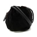 Fur Bucket Drawstring Bag A13364 - Chanel