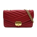 Chevron Gabrielle Leather Flap Bag - Chanel