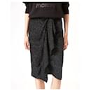 Isabel Marant Alyssa sparkling velvet skirt