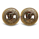 Chanel Gold CC Clip On Earrings