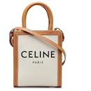 Mini cabas vertical blanc Celine - Céline