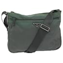 PRADA Shoulder Bag Nylon Khaki Auth 61409 - Prada