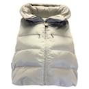Chanel Grey Cropped Full Zip Puffer Vest - Autre Marque