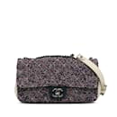 Blue Chanel Small Classic Tweed Flap Bag