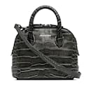 Bolso satchel Ville gris Balenciaga XS en relieve