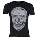 Alexander McQueen T-shirt imprimé tête de mort en coton noir - Alexander Mcqueen