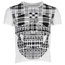 Alexander McQueen T-Shirt mit Totenkopf-Print aus weißer Baumwolle - Alexander Mcqueen
