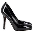 Sergio Rossi High Heel Pumps in Black Patent Leather