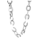 David Yurman Oval Link Necklace in Sterling Silver With Ceramic