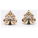Vintage earrings with Emeralds and Diamonds - Autre Marque