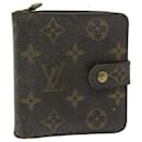 LOUIS VUITTON Monogram Compact zip Wallet M61667 LV Auth ep2752 - Louis Vuitton