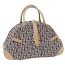 Christian Dior Trotter Canvas Hand Bag Beige Brown Auth 62094