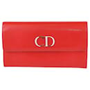 Portafoglio rosso con catena Rendez-Vous Mania - Dior