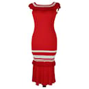 Red/White Sleeveless Long Dress - Jonathan Simkhai