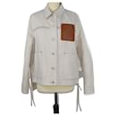 White/Brown Workwear Jacket - Loewe