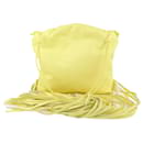 Bolso bandolera con flecos amarillo - Bottega Veneta