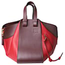 Red Compact Hammock top handle bag - Loewe