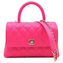 Caviale Chanel Pink Small Coco Handle