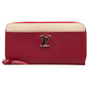 Louis Vuitton Red Lockme Zippy Wallet