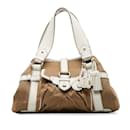 Celine Canvas and Leather Bag Canvas Handbag SC-SA-1016 in Good condition - Céline