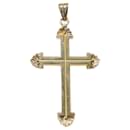 Old rose gold cross 18 finely crafted carats. - Autre Marque