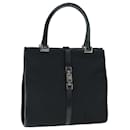 GUCCI Jackie Hand Bag Canvas Black 002 1065 Auth ep2698 - Gucci